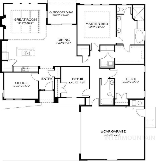 View of floor plan / room layout