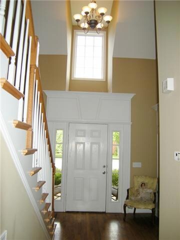 This immaculate home has approx. 2540 sq. ft. The two story foyer is an inviting place to greet your guests.