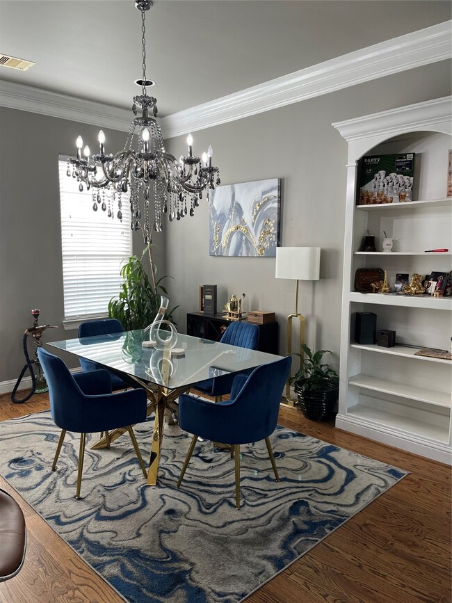 Dining Room staged