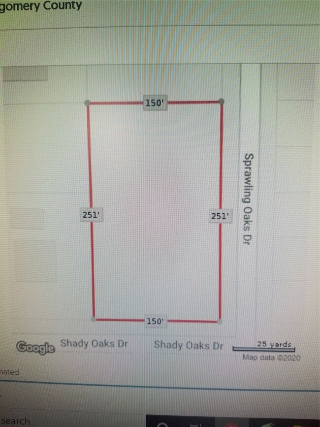 ESTIMATED lot dimensions- no survey available at this time.