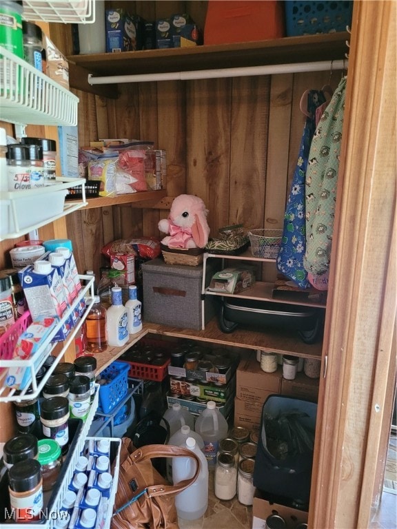 View of storage area