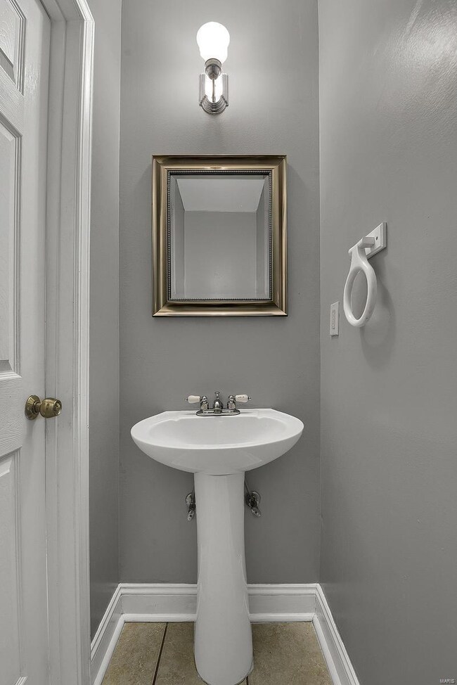 Convenient main floor half bath