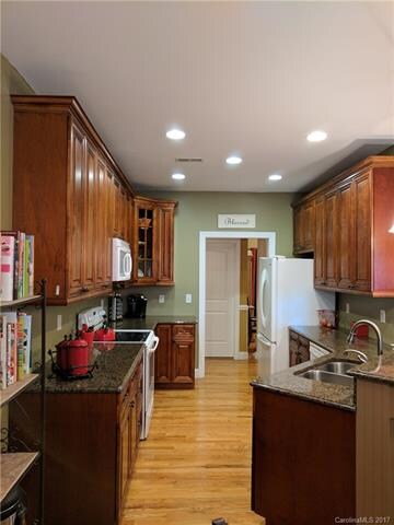 kitchen view from breakfast area
