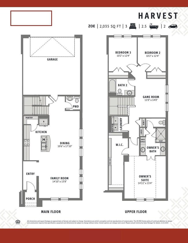 An end unit home featuring a fantastic open concep