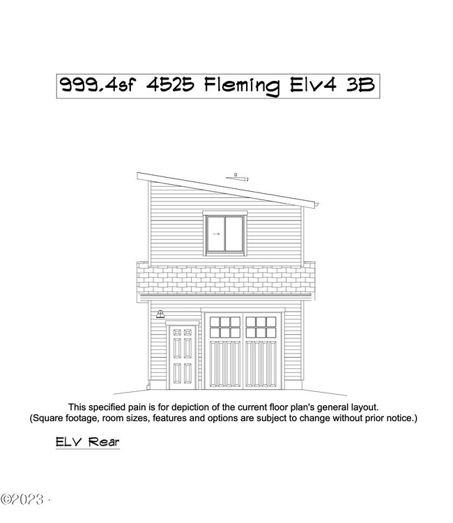 Rear Elevation