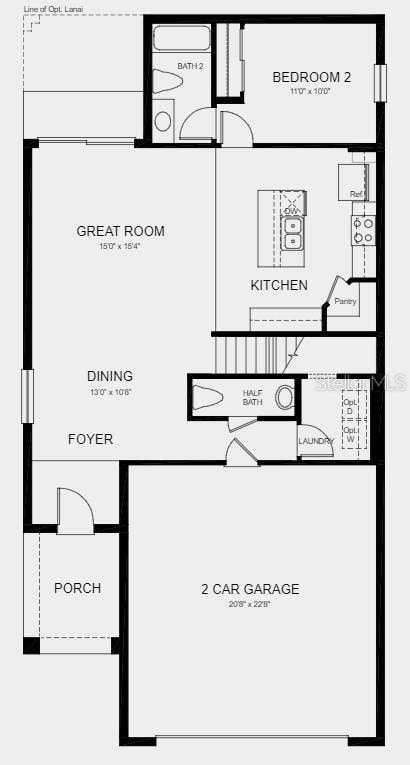 Design options include: quartz countertops and all appliances included.