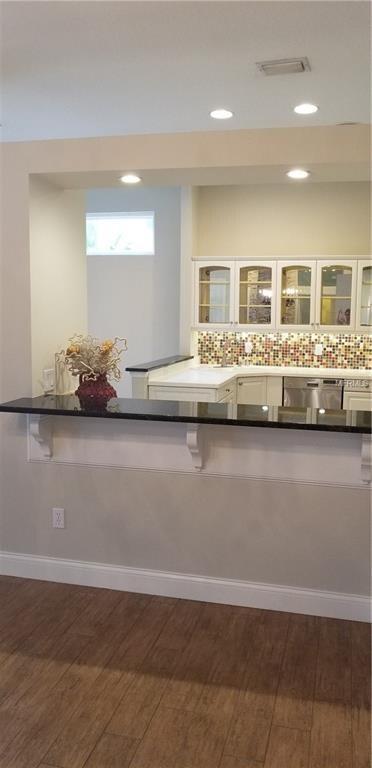 Kitchen is open to the great room for conversation