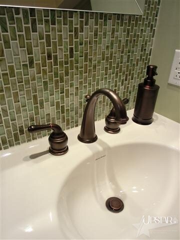 Bathroom sink detail