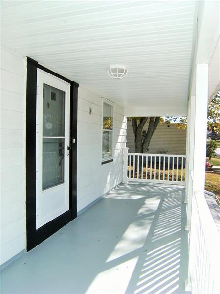 Enjoy The Wide Covered Front Porch With New Vinyl 
