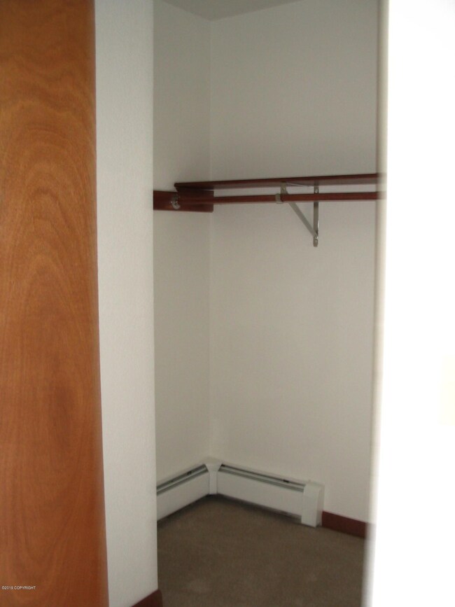 Master bedroom walk-in closet