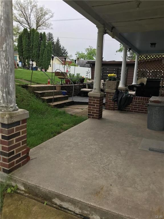 Rear porch area