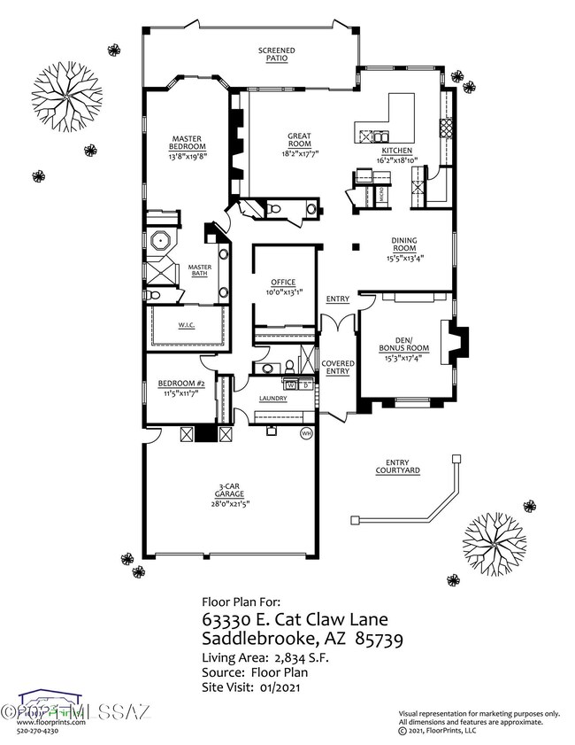 63330 E. Cat Claw Lane Floor Plan