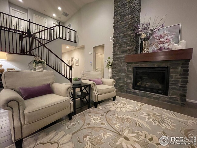 Gorgeous Stone Fireplace