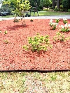 Stoneridge flower bed