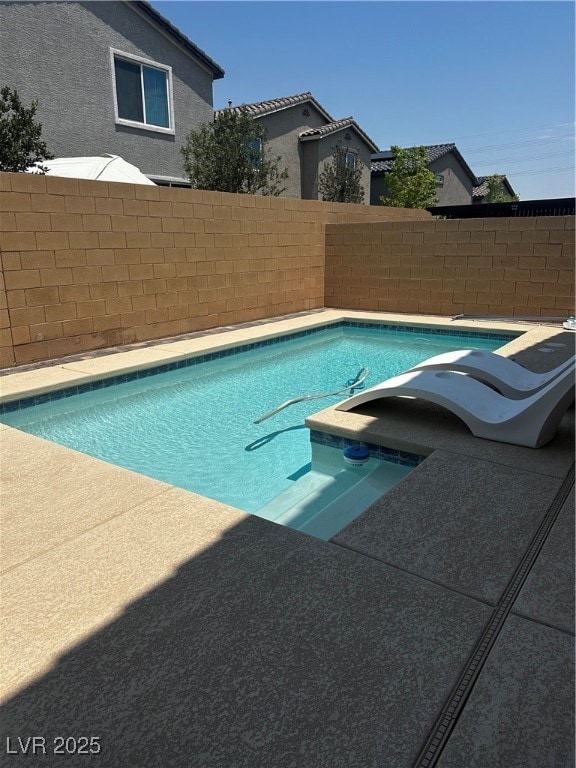 View of pool