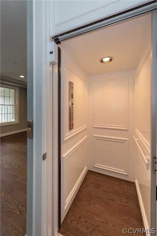 (Elevator - Home has elevator on all four floors)