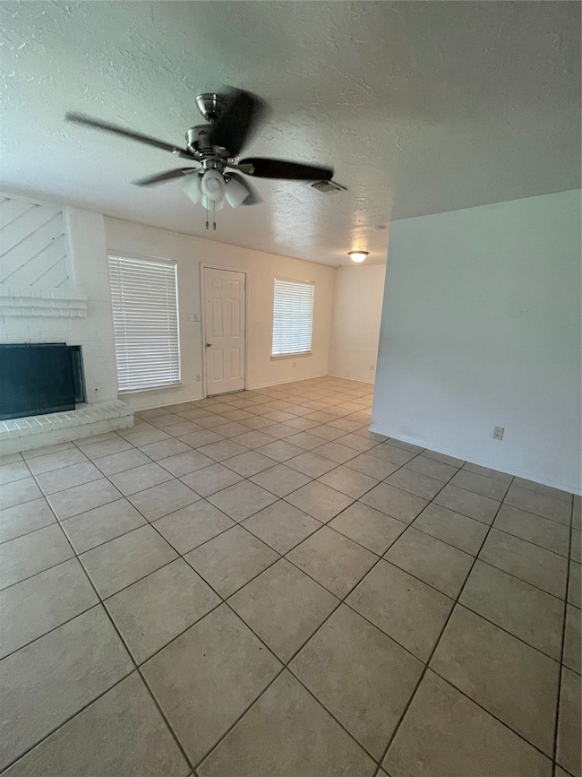 Living Room View to Kitchen and Backdoor