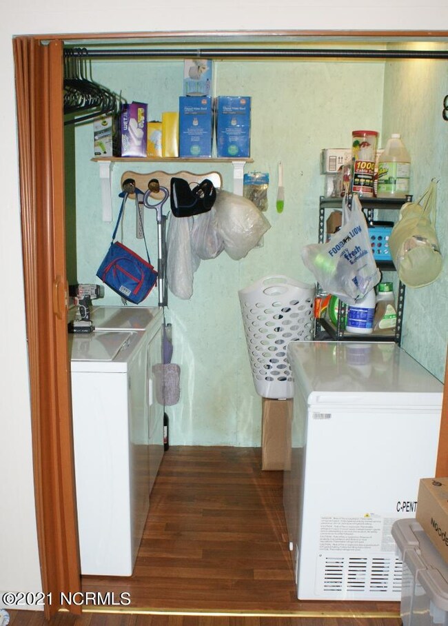 Laundry And Freezer Closet