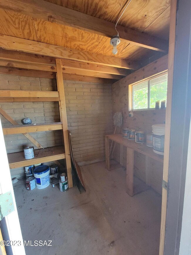 Workshop on Back Patio