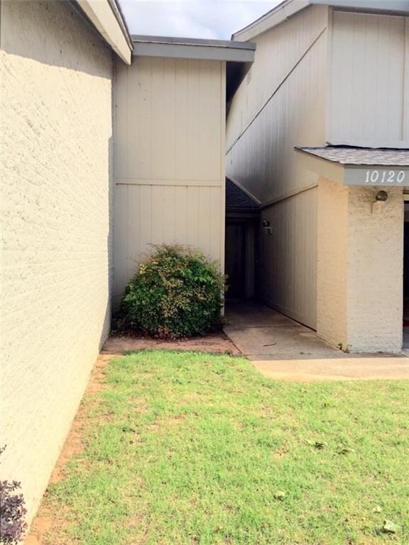 Sidewalk to front door.