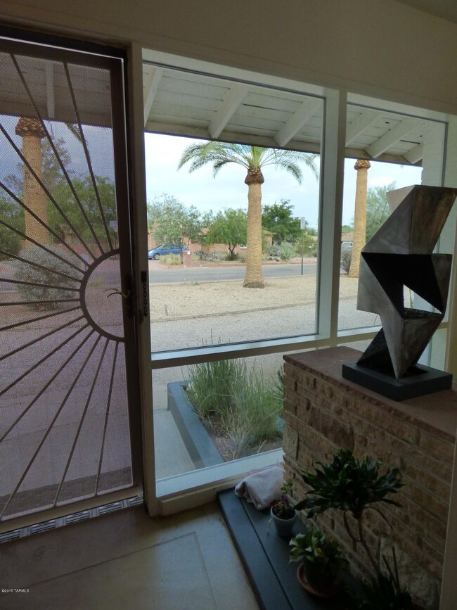 View at the front door.