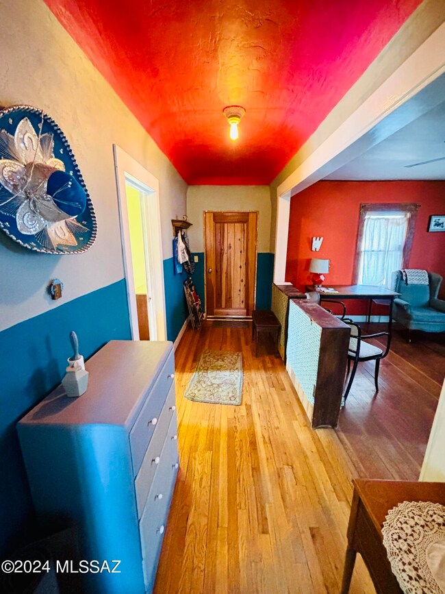 Front door and hall