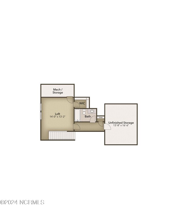 Loft-Bathroom-Unfinished Storage
