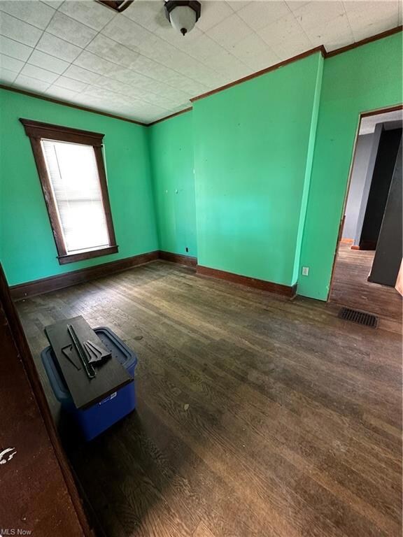 View of hardwood floored empty room