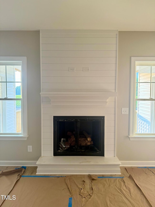 full fireplace