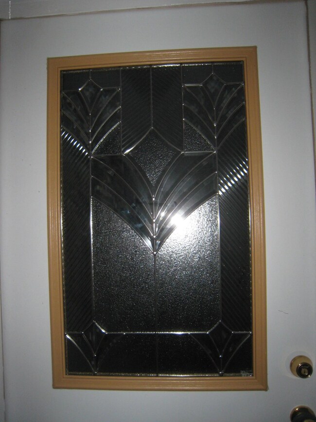 Stained glass front door