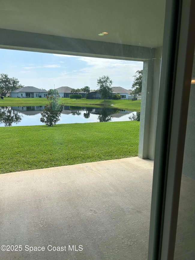 Partial backyard