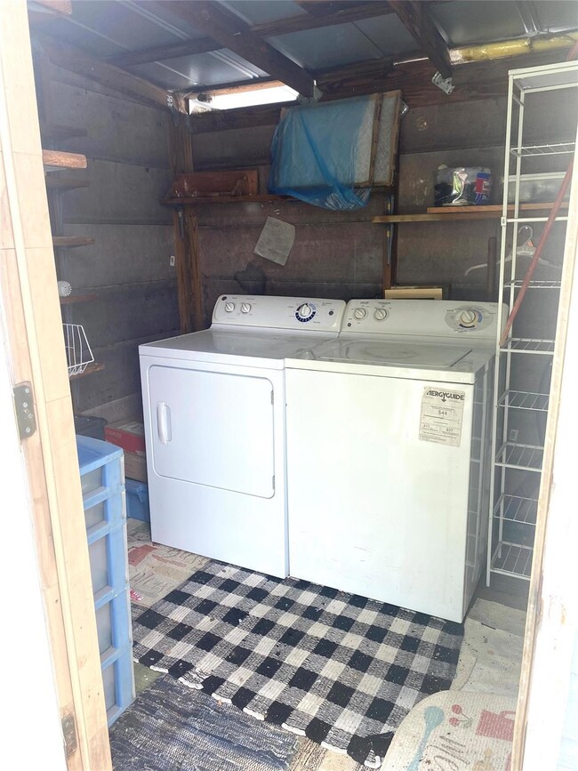 Laundry room featuring washer and dryer