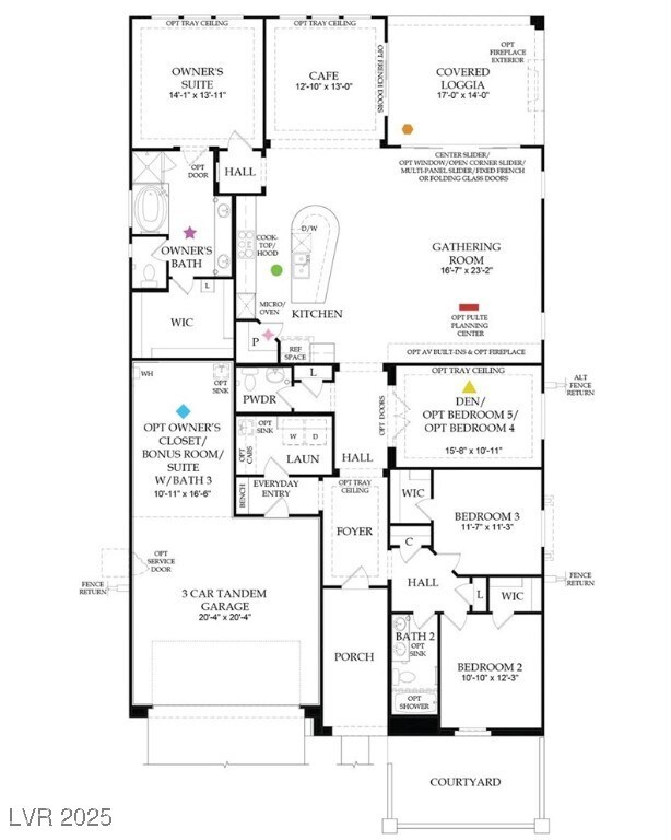 Floor plan / room layout, added 4th bedroom with b
