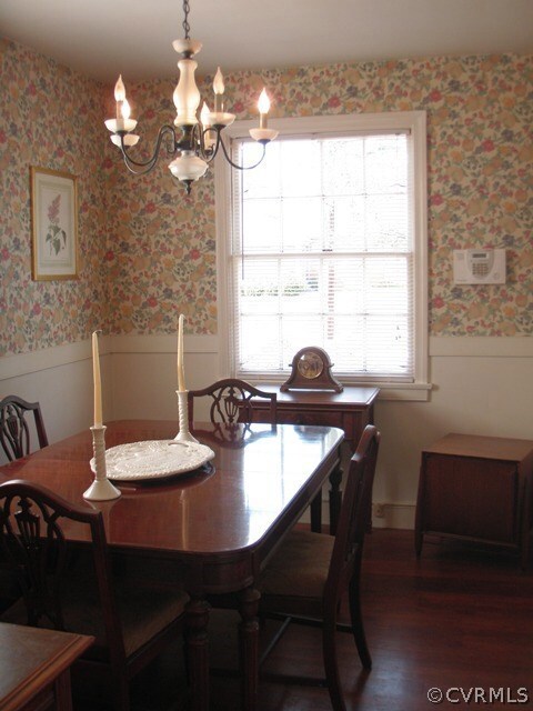 Hardwood Floors and two Windows
