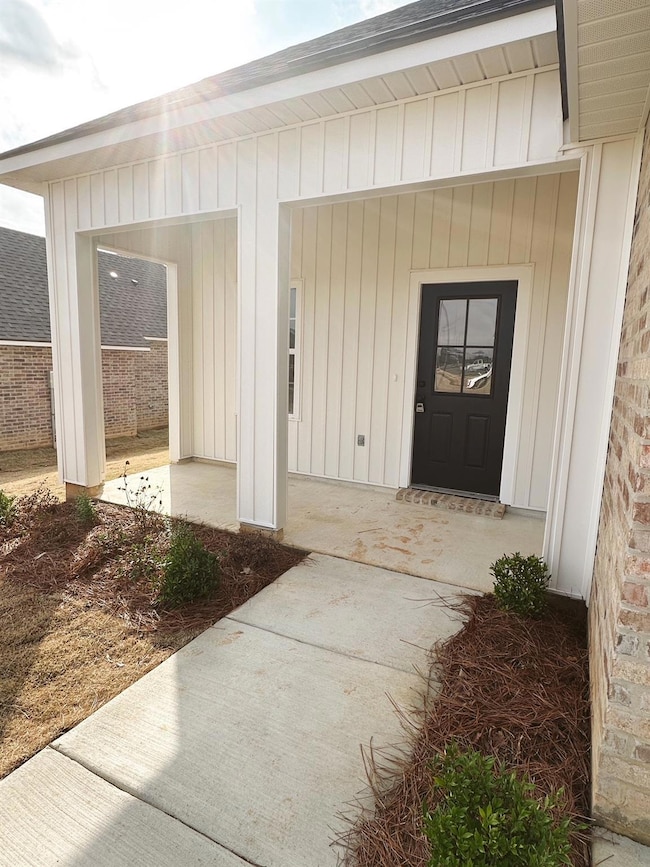 View of exterior entry