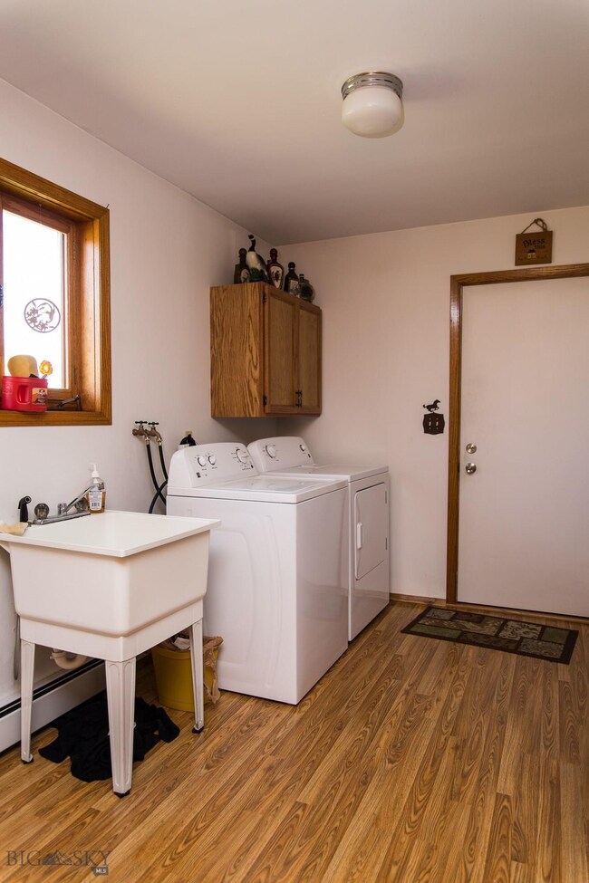 Laundry and mud room