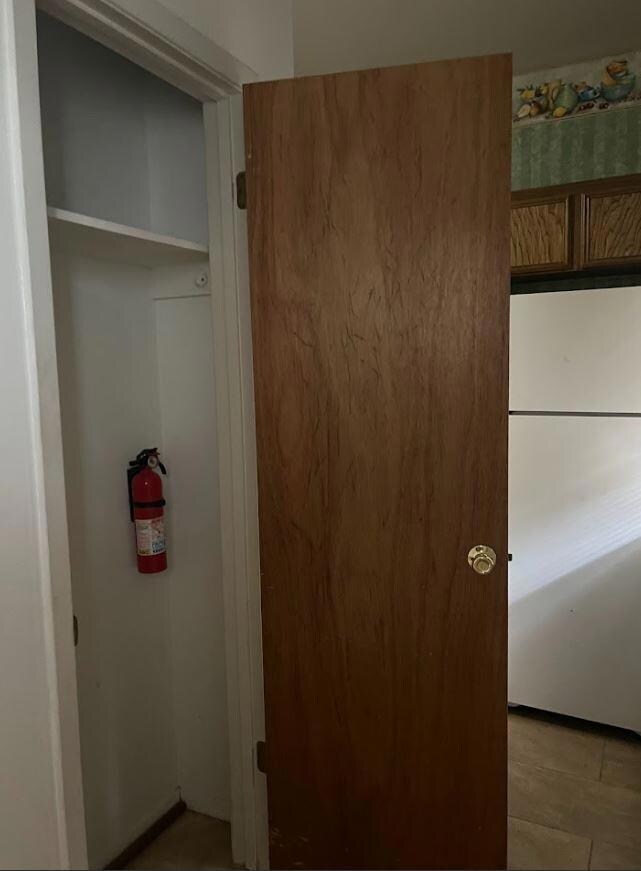 View of closet