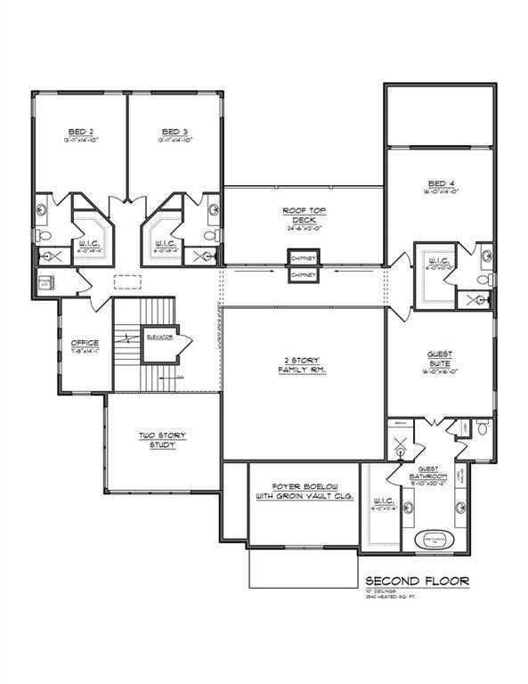 Upper Level Floor Plan