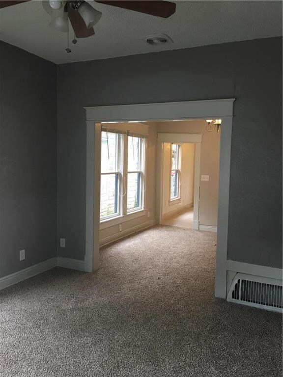 Living room dining room view