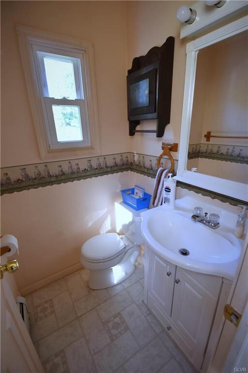 First floor half bath