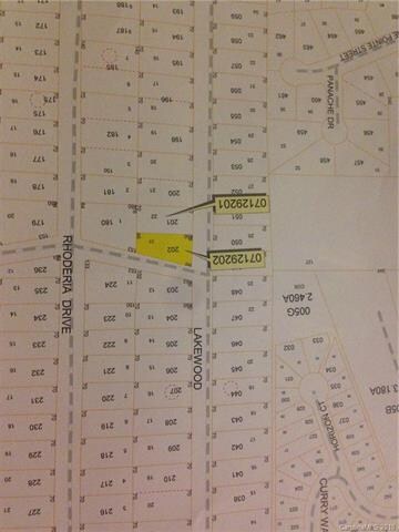 Two lots being sold together.