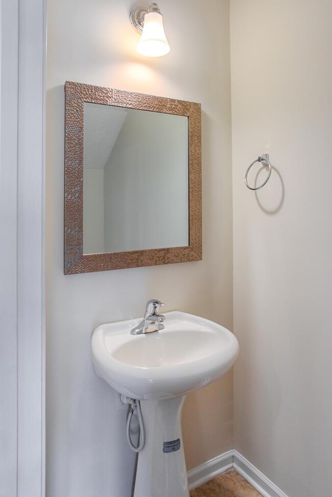 Powder half bath room.