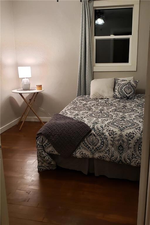 Main floor bedroom with attached large closet