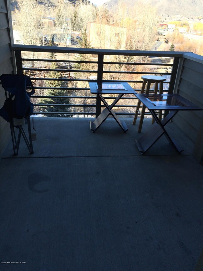 Porch over Flat Creek