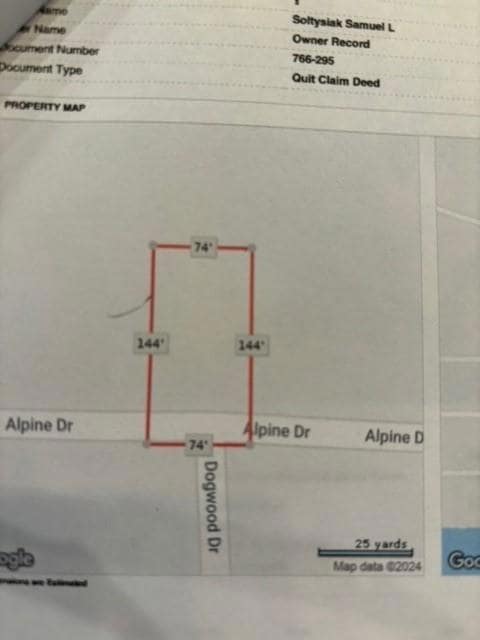 Map / location of property area