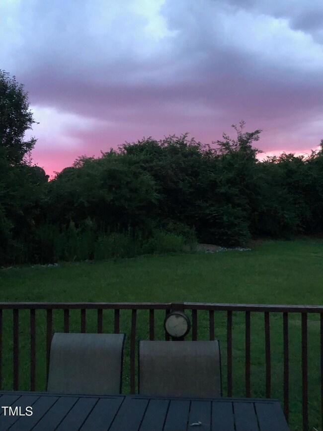 Sunset from your deck