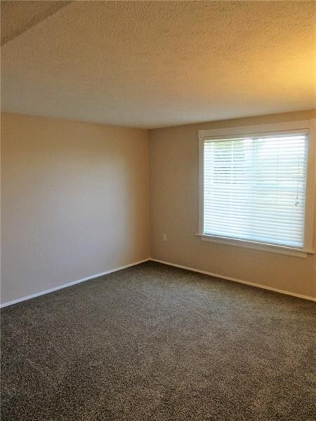 MASTER BEDROOM with fresh paint and new carpet !
