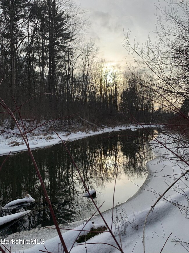 Brook behind the house