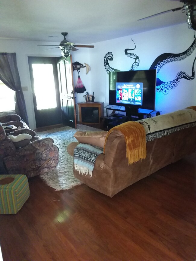 Living room looking toward front door