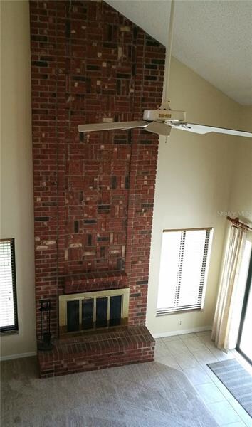 Living Room Fireplace (Wood Burning)